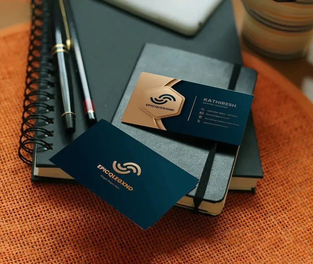 Innovative Business Card Design for Tech Startup